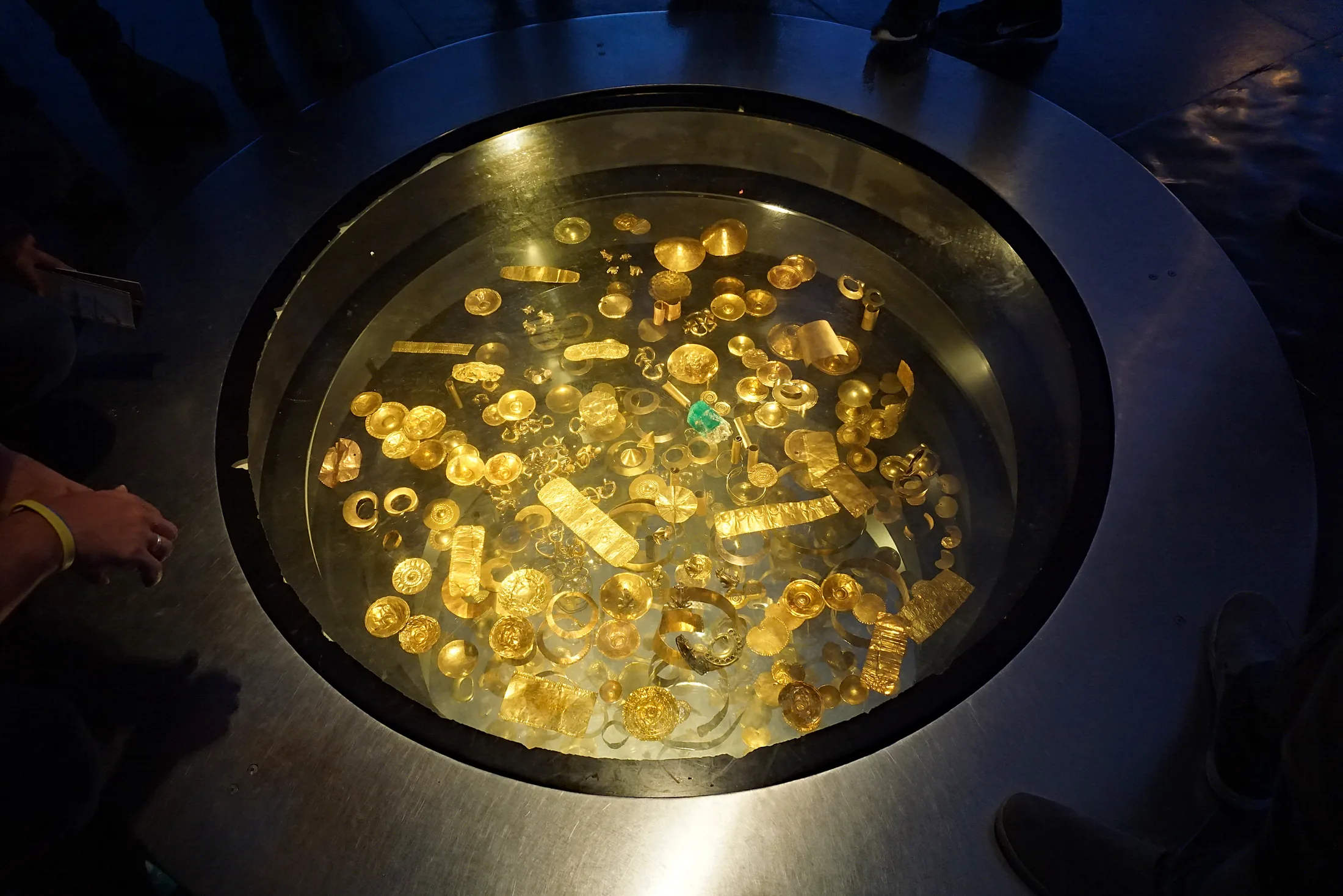 Salle de l'Offrande — la chambre forte circulaire des pièces d'or
