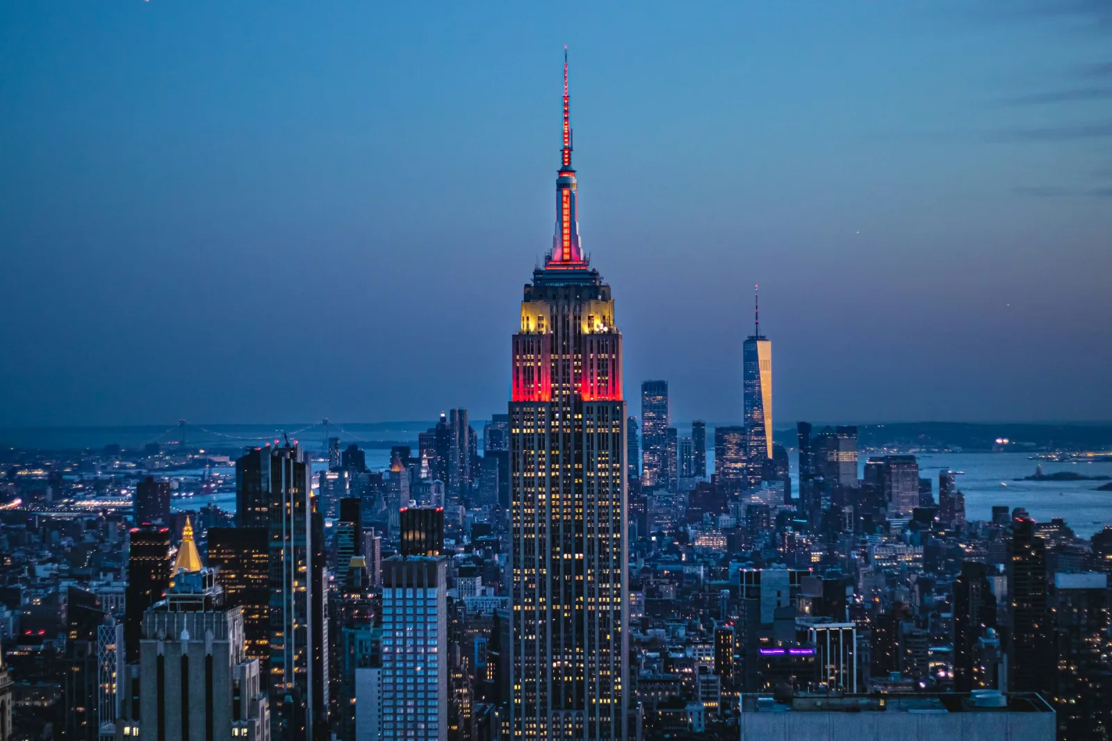 Tower lights à noite