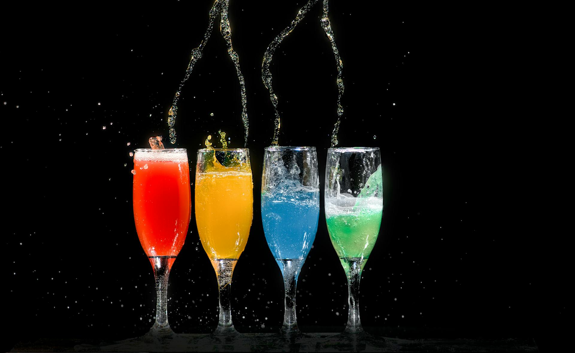 Taças de champagne